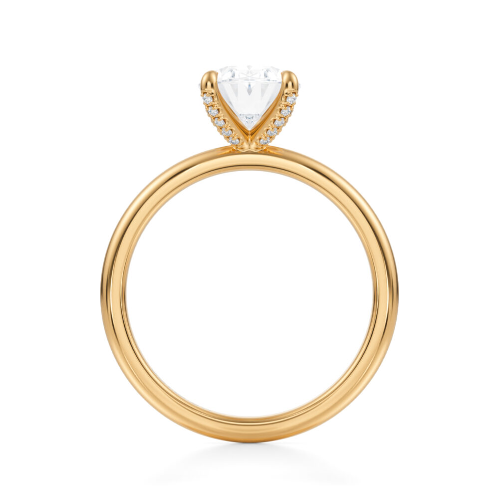 Inel de logodna Oval diamond de 1ct din aur