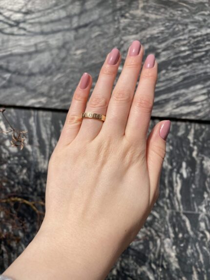 Inel Bvlgari din aur de 18k cu diamant natural